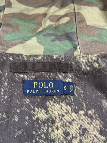Polo Ralph Lauren Field Hunting Jacket Mens Small Green Zip-Up Hood Game Pocket - Picture 2 of 23