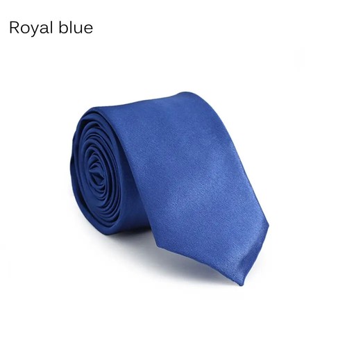 Fashion Casual Slim Plain Mens Solid Skinny Neck Party wedding Tie Silk Necktie - Picture 7 of 33