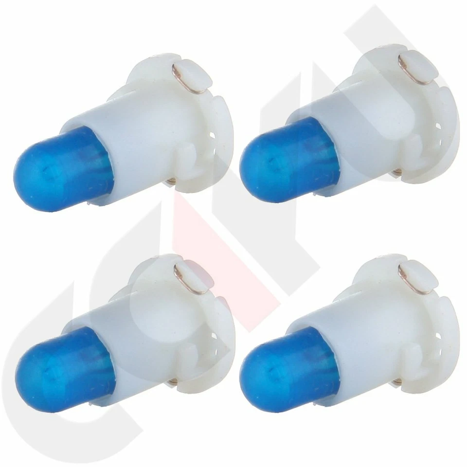 6 piezas azul hielo T4.7/T5 Neo cuña tablero de instrumentos HVAC luz climática 12 mm bombillas halógenas Foto 2 de 4