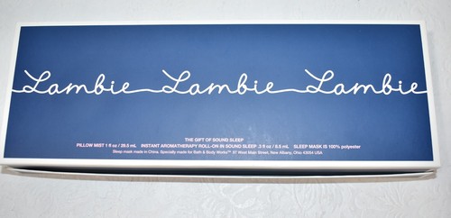 Máscara de ojos para dormir Bath Body Works LAMBIE con aromaterapia lavanda manzanilla enrollable - Imagen 5 de 7