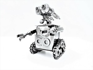 Wall E Small Figure Model Metal Art Productions Sculpture Scrap Metal