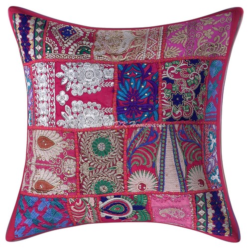 Vintage Kissenbezug Deko Sofabezug Ethno Indisch Böhmisch Wohndeko - Bild 1 von 5