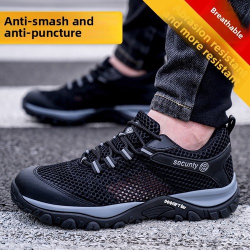 SommerLuft Arbeitsschutz Schuhe Männer Stahlkopf Sicherheitsschuhe/Arbeitsschuhe - Bild 9 von 20