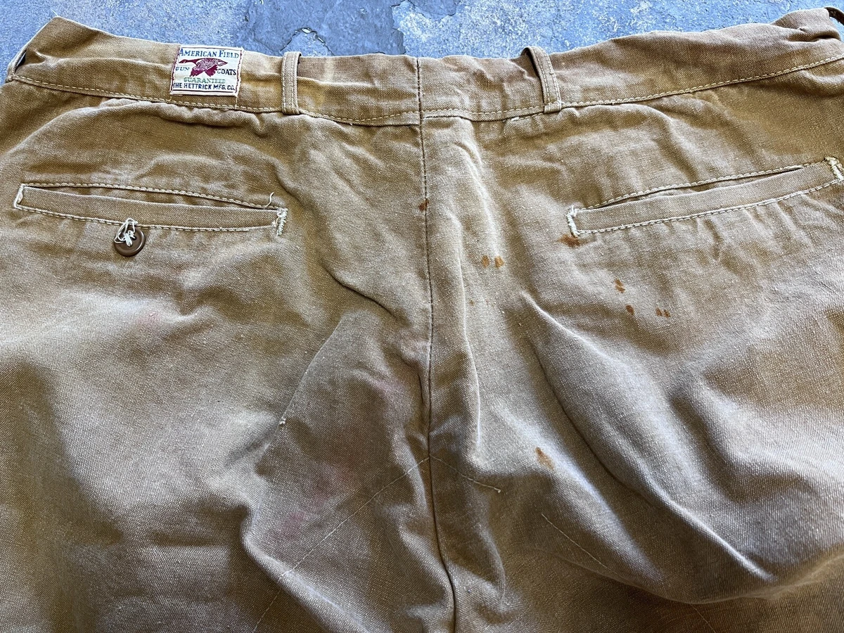 Vintage 40s 50s American Field Sportswear Canvas Duck Hunting