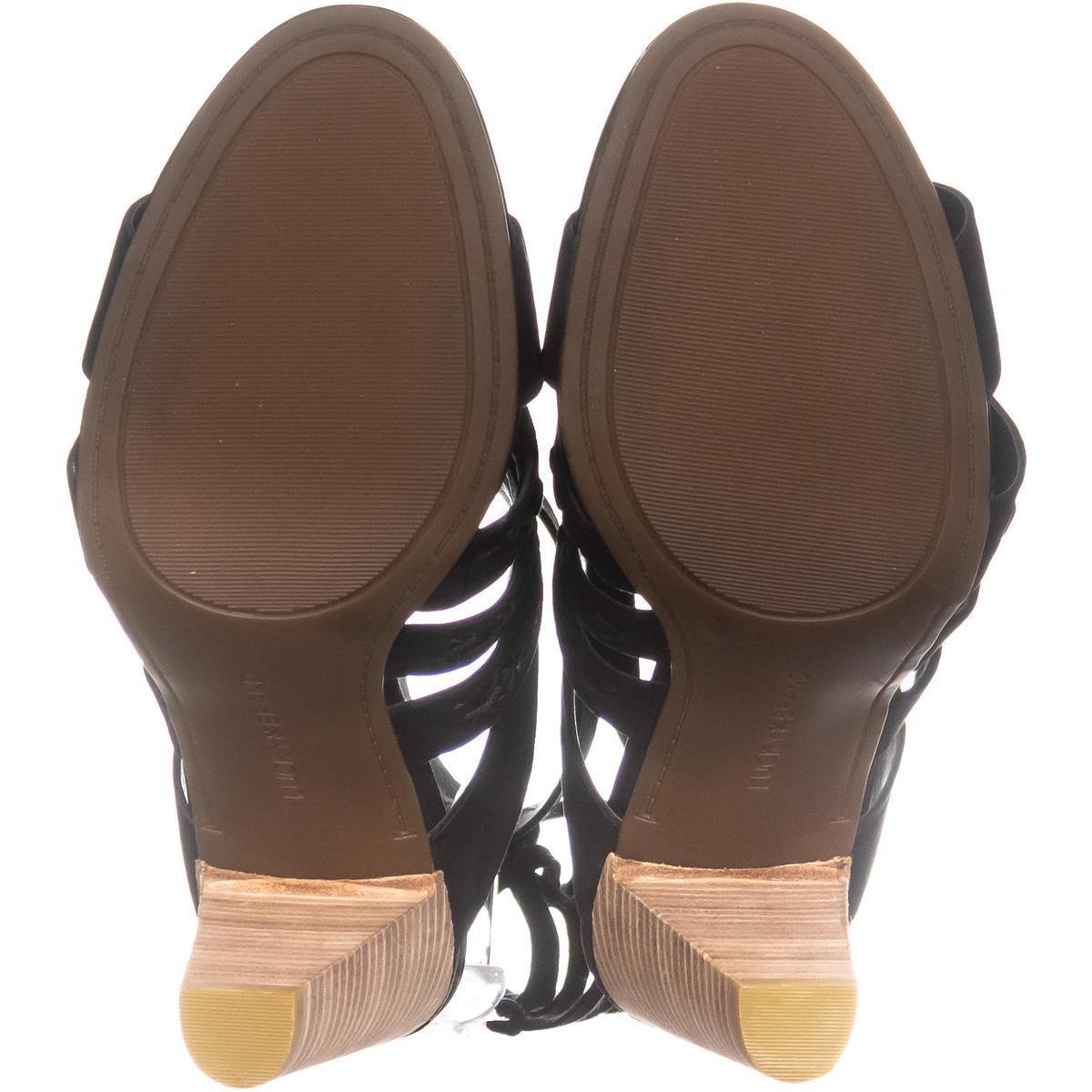 Lucky Brand radfas Con Cordones Sandalias 019, 019, 019, Negro, 8 Reino Unido 62543c Lucky Brand radfas Con Cordones Sandalias 019, 019, 019, Negro, 8 Reino Unido 62543c