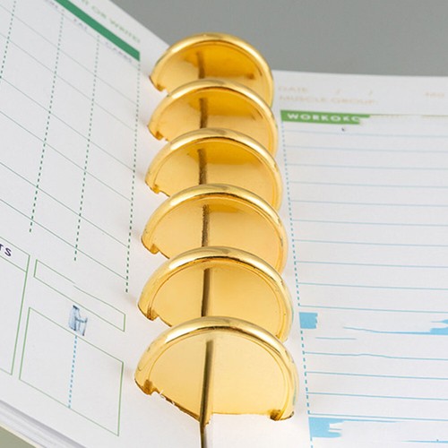 50 Pcs Loose Leaf Mushroom Buckle Office Loose-leaf Binder Discs Binding Rings - Picture 5 of 12
