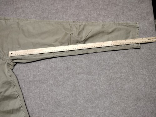 American Eagle Outfitters Flex Athletic Khaki Tan Pant Jeans Distressed 28x32 - Picture 22 of 24