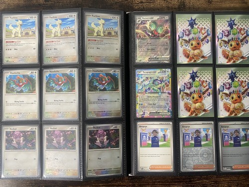 Pokemon Prismatic Evolutions Complete Base Set all Poke Balls, EX, ACE, Binder + - Picture 16 of 23