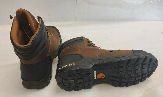 Carhartt Men's CMF6380 Rugged Flex Six Inch Waterproof Work Boot Size 9 W for sale online | eBay