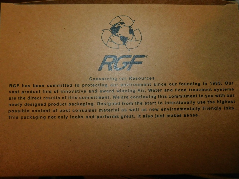 New! RGF GUARDIAN ELEMENT AIR QRP5 Furnace purifier UV light 110v 208v