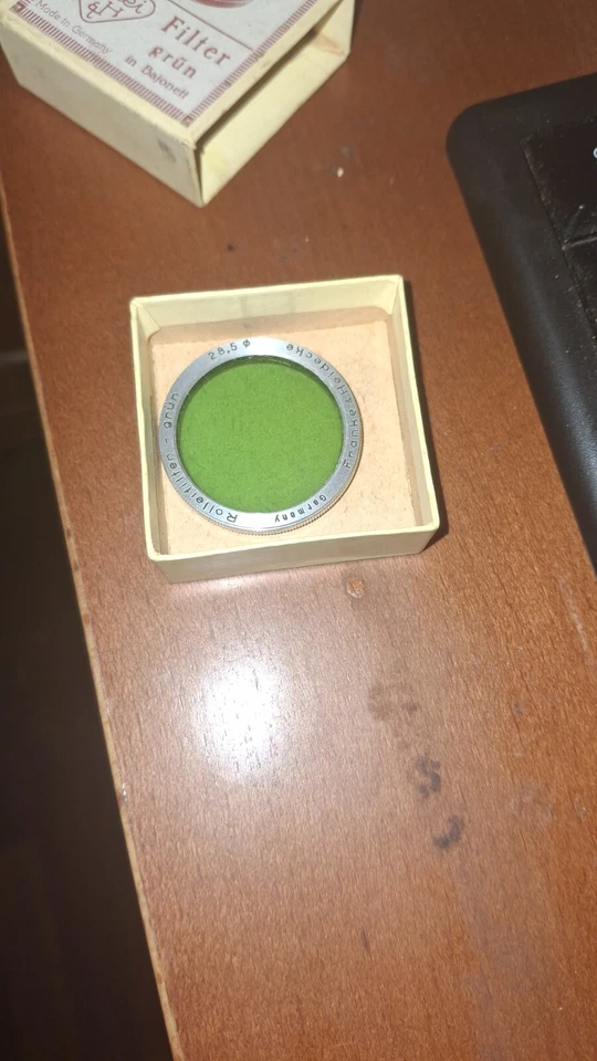 Rollei Camera Lens Filters 28 mm Filter GERMANY IN BAJONETT Rollei-Grun - Image 2 of 3