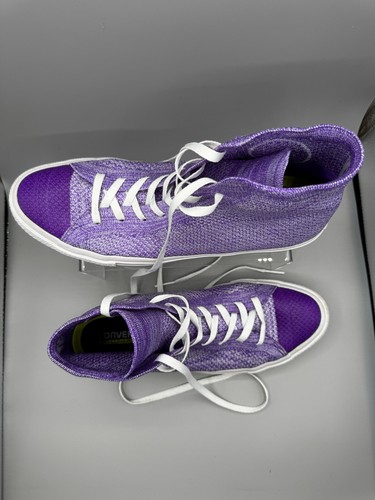 Converse Chuck Taylor All Star Flyknit High - Hyper Grape Size UK 11 (157508C) - Picture 4 of 11