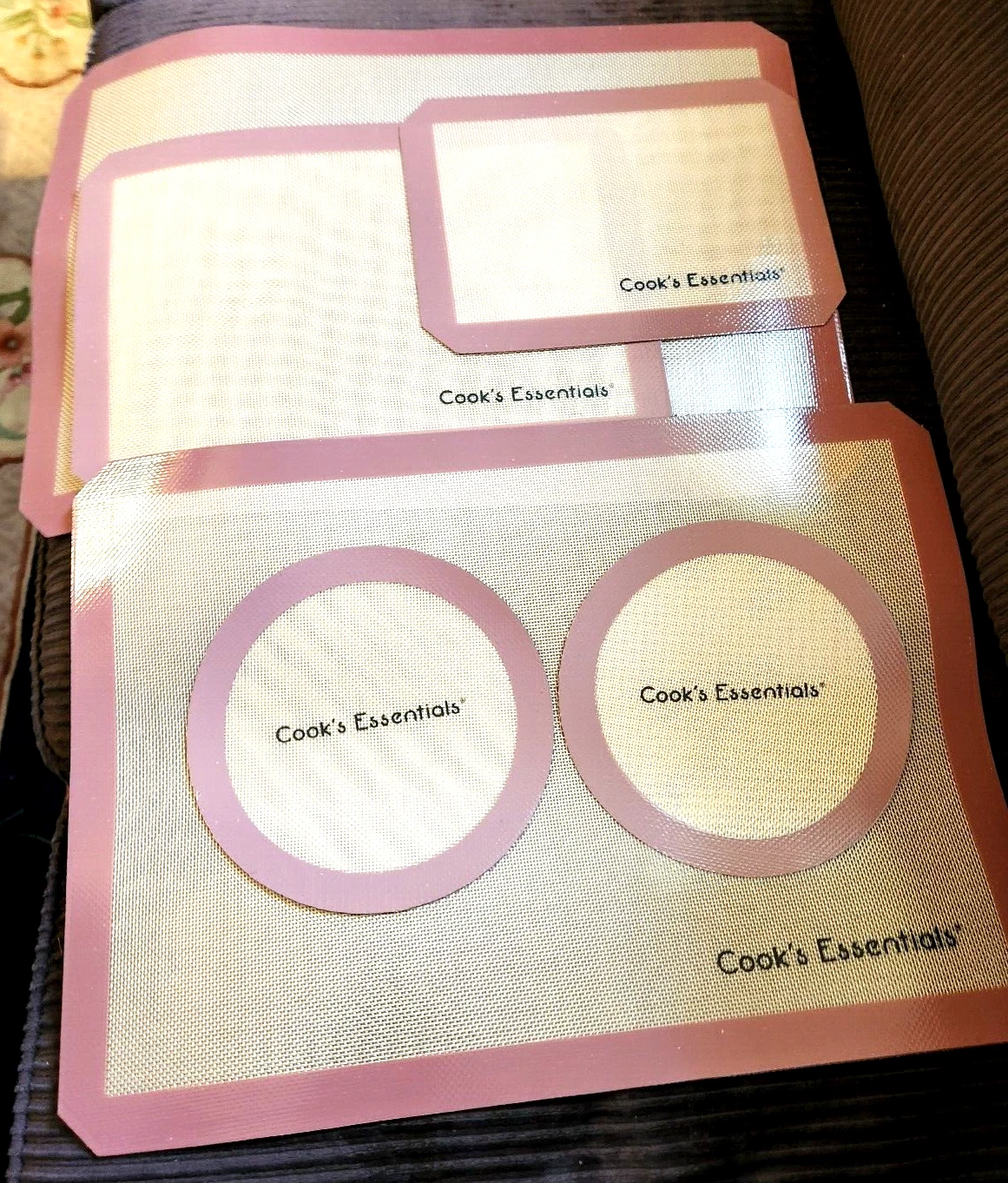 Lot of 5 Cook's Essentials Silicone Baking Sheets