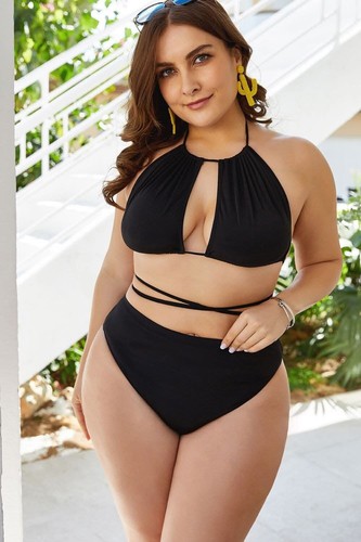 Plus size backless bikini set - Picture 10 of 28