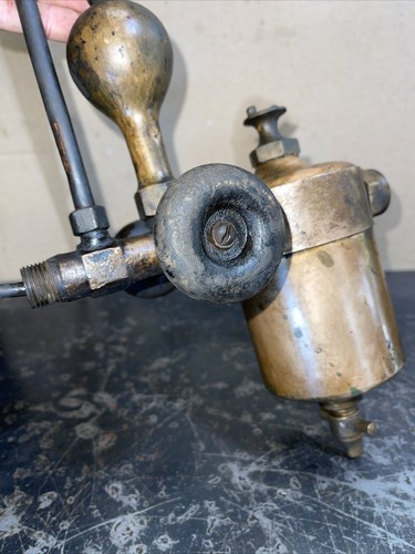 Antique Brass Swift Hydrostatic Lubricator Oiler Hit Miss Steam Engine 485175 - Picture 7 of 19