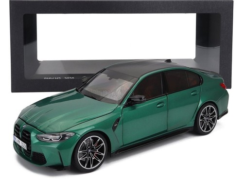Minichamps 2020 BMW M3 Competition (G80) Isle of Man Green 1:18 80435A51948 - Picture 8 of 9