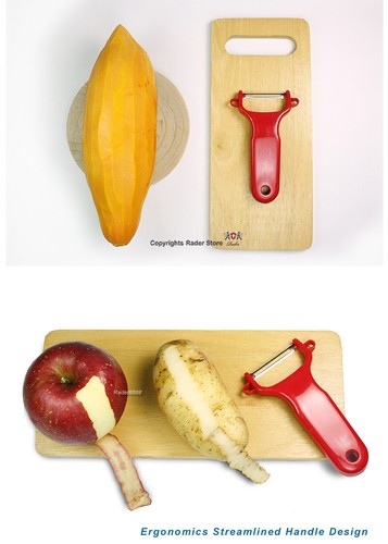 Ergonomics Handle Peeler Slicer-Peel Carrot Papaya Potato Vegetable Kitchen-Tool - Picture 5 of 7