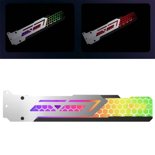 VC3 3 Pin 5V LED GPU Holder Automatic Color-changing RGB Graphics Card Bracket - Zdjęcie 6 z 8