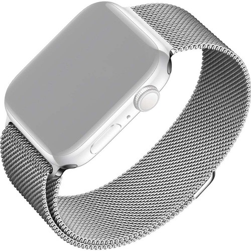 Armband für Watch 42/41/40/38 mm Fixed Uhrarmbänd Uhrbänd Uhrenarmband Silbern