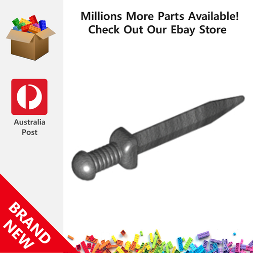 Genuine LEGO™ - Minifigure Weapon Sword Roman Gladius - 18034 New Parts - Picture 4 of 6