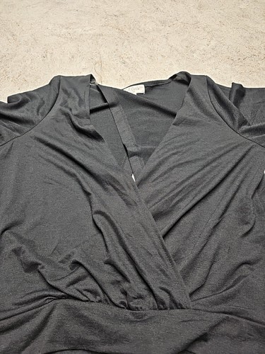 Full Circle Women's Black Long Sleeve Blouse Size M - Picture 3 of 11