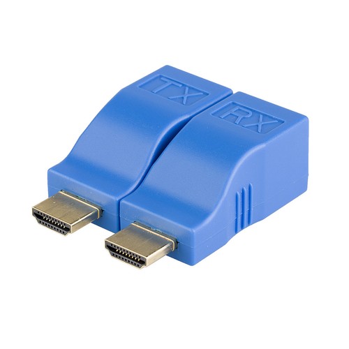 1080P HDMI Extender Over Network Ethernet Cat6 Cable 30M Video Adapter Converter - Picture 3 of 9