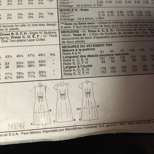 McCalls 9241 8 Misses Dresses Sewing Pattern Uncut Size 6,8,10 - Picture 9 of 9