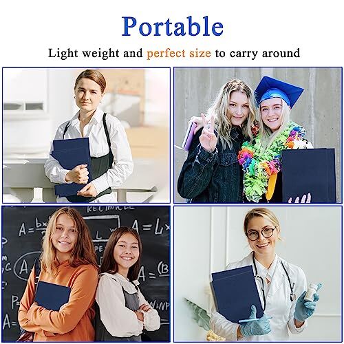 25 Packs Paper Folders with Pockets for Students, Businessmen and Blue-25pcs - Bild 7 von 7