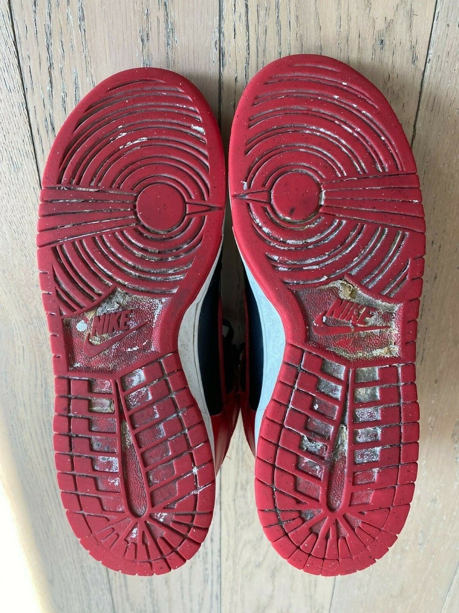 Nike Dunk High Black Red 317982-051 SB J PACK Jordan 1 Bred Banned