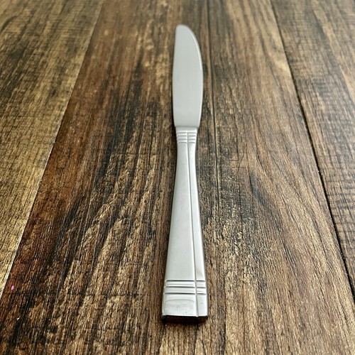 Oneida Amsterdam (7) Solid Dinner Knife Stainless 9 3/8in Glossy / Frosted - Imagen 15 de 18