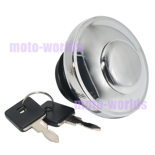 Fuel Gas Tank Cap Cover Key Fit for Harley SOFTAIL DEUCE FXSTD 1BSY 2000-2006 - Picture 8 of 8
