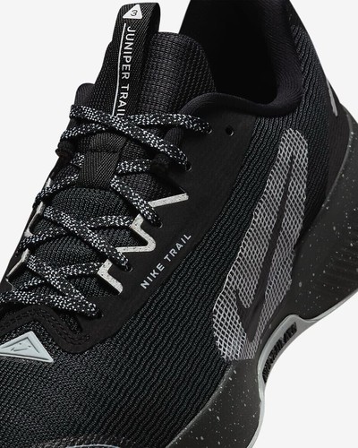 Nike Juniper Trail 3 Mens Size US 11 Black Hiking Walking Shoes Black/White ✅ - Picture 7 of 9