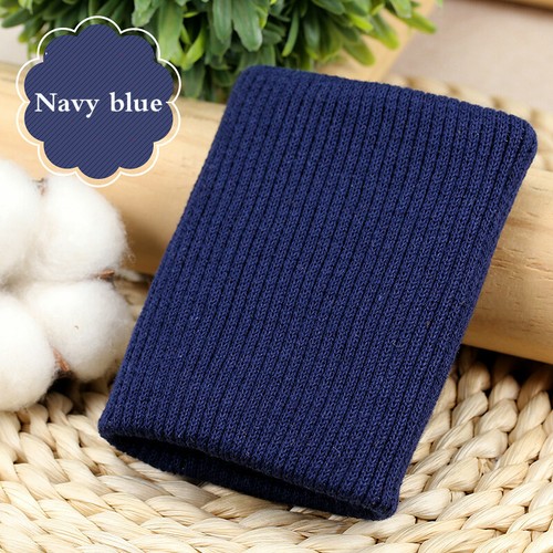 40CM Cotton Knit Ribbed Cuff Trim Stretch Sweater Trimmings Sew Fabric Soft New - Picture 7 of 24