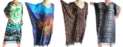AURORA Kaftan Caftan Beach Cover Up Long Cool Dress Plus Curvy Plus Size Robe