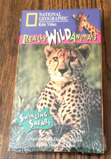 National Geographic Kids Video Really Wild Animals Swinging Safari 1994 VHS
