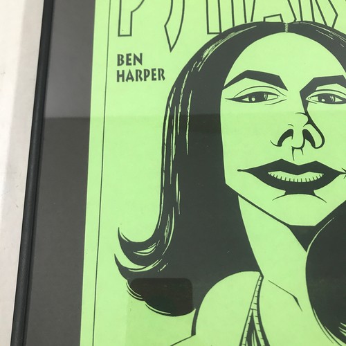 Justin Hampton - 1995 - PJ Harvey Concert Poster S&N @ 5th Ave Theatre Seattle - Picture 5 of 15