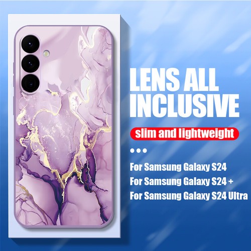 Coque Téléphone pour Samsung Galaxy A17 A16 A54 A55 A56 A05s A15 Silicone Marbre Cover - Photo 3 sur 31