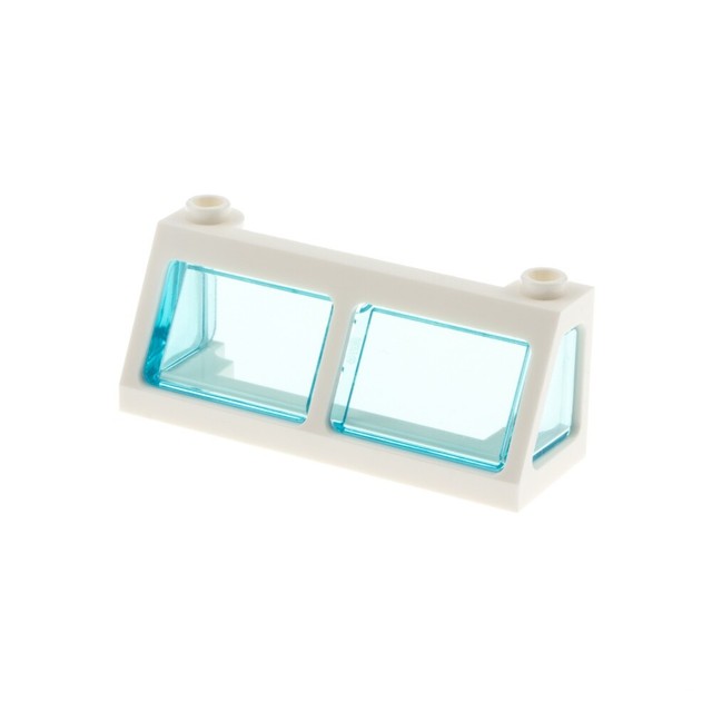 1x Lego Fenster Rahmen weiß 2x6x2 Scheibe transparent hell blau 13760c02 1x Lego Fenster Rahmen weiß 2x6x2 Scheibe transparent hell blau 13760c02