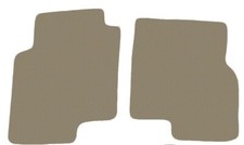 Dunkelbeige Fußmatten, Automatten VORNE für Smart Forfour 2004-2006 14xRand