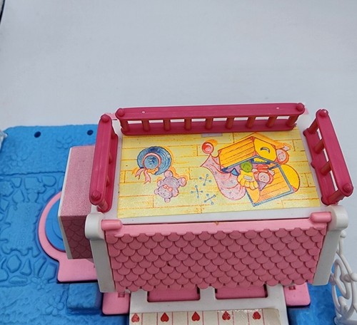 Vintage 1990 My Little Pony Petite Ponies Pony Prints Cabin Playset Complete Toy - Picture 5 of 11