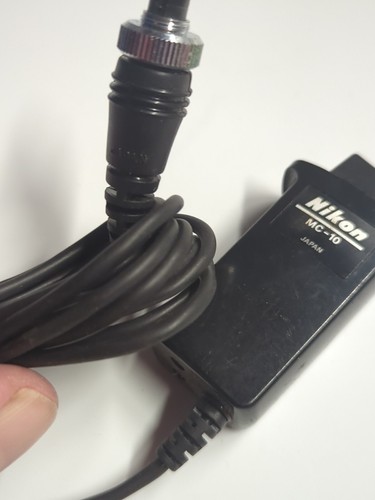 Nikon MC-10 Remote Shutter Release Cable F4s+N70+MD-2/3/4/12/15+Works Has Patch - Picture 5 of 6