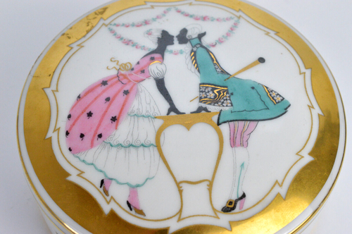 DECKELDOSE - ROSENTHAL - RHODODENDRON HANDGEMALT - Bild 3 von 11