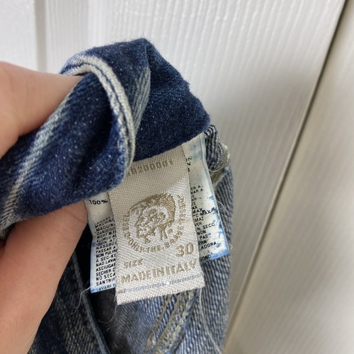 Diesel 30 X34 Reckfly Special Straight Jeans Denim Low Rise 90s Grunge Y2K - Picture 3 of 10