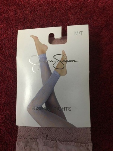 Jessica Simpson Fashion Tights No Foot Mauve M/T  NWT MSRP $14.00 EACH - Afbeelding 1 van 5