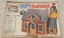 Assemble by Numbers Country Home Wood Dream DollHouse. Rare Never Assembled
