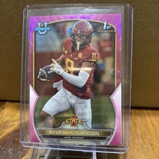 2022 Bowman U Chrome XAVIER HUTCHINSON Pink Refractor 1st RC Rookie Texans