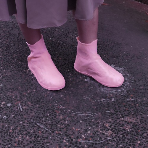 Waterproof Shoe Covers Not-Slip Rain Foldable Shoe Covers Protectors Reusable - Picture 21 of 34