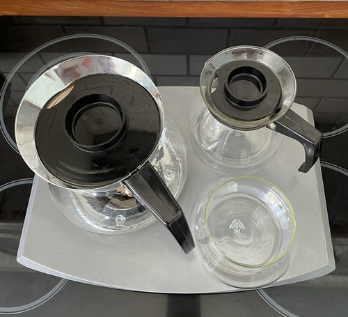 Vintage Pyrex Coffee & Tea Set with Stand Warmer 436000. - Picture 4 of 13