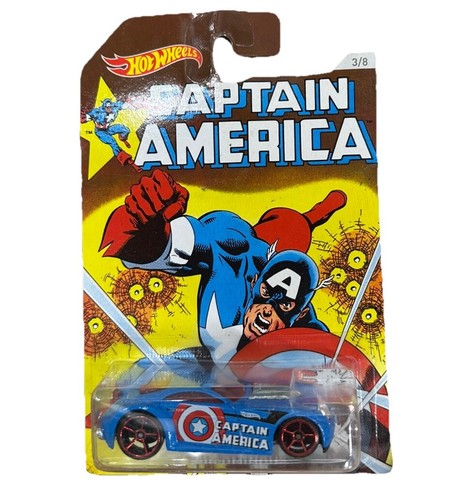 Hot Wheels Premium MARVEL, DC Superhero Set Of 6 Captain America, Wonder Woman - Picture 5 of 12
