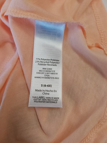 Wonder Nation Girls 2-Piece Pajama Set Apricot Plaid Shirt & Short Size S (6-6X) - Picture 7 of 7